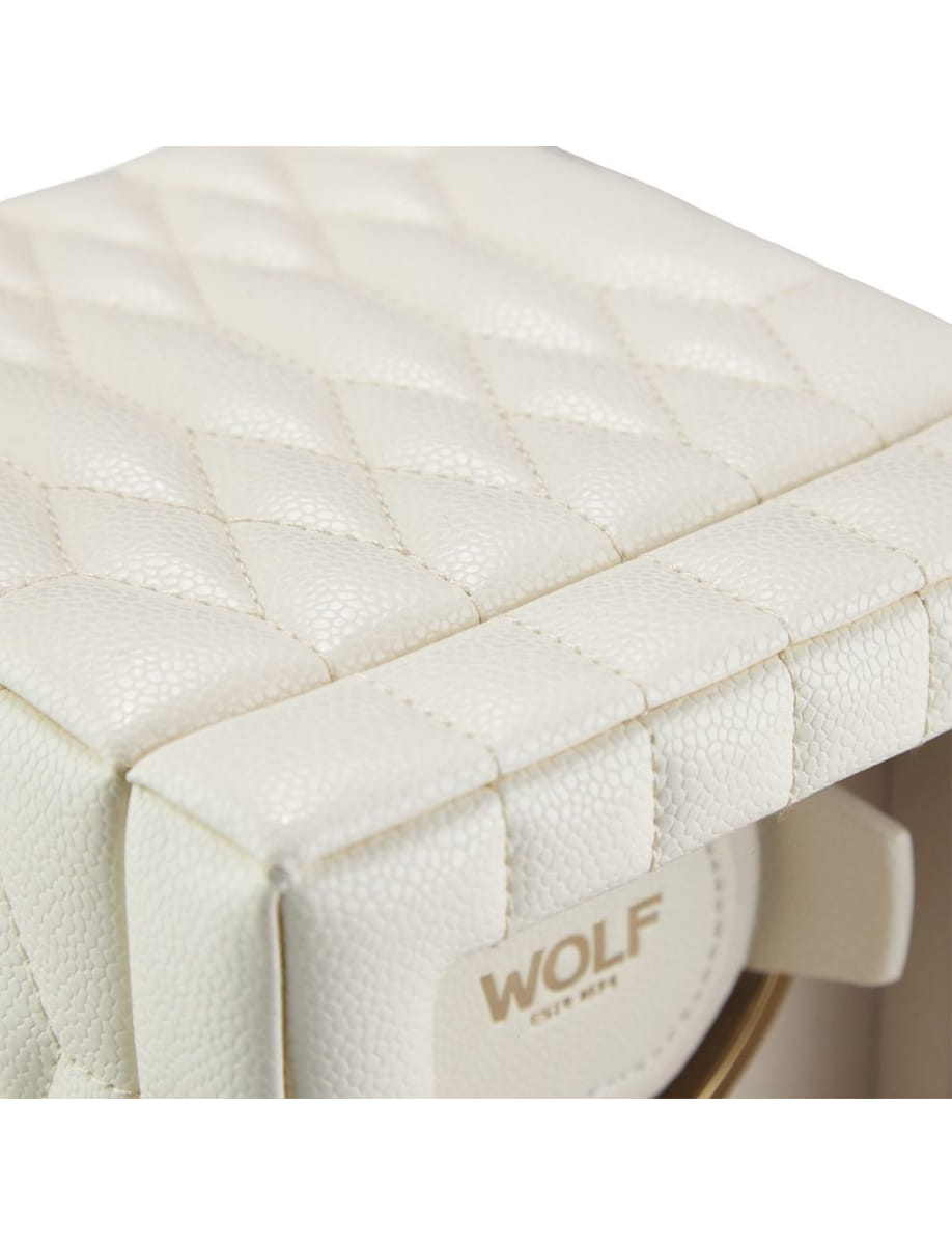 Close view of Wolf single watch winder with elegant design