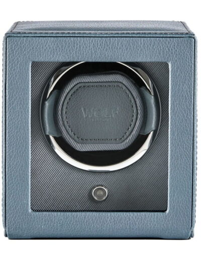 Wolf single watch winder with vegan leather material