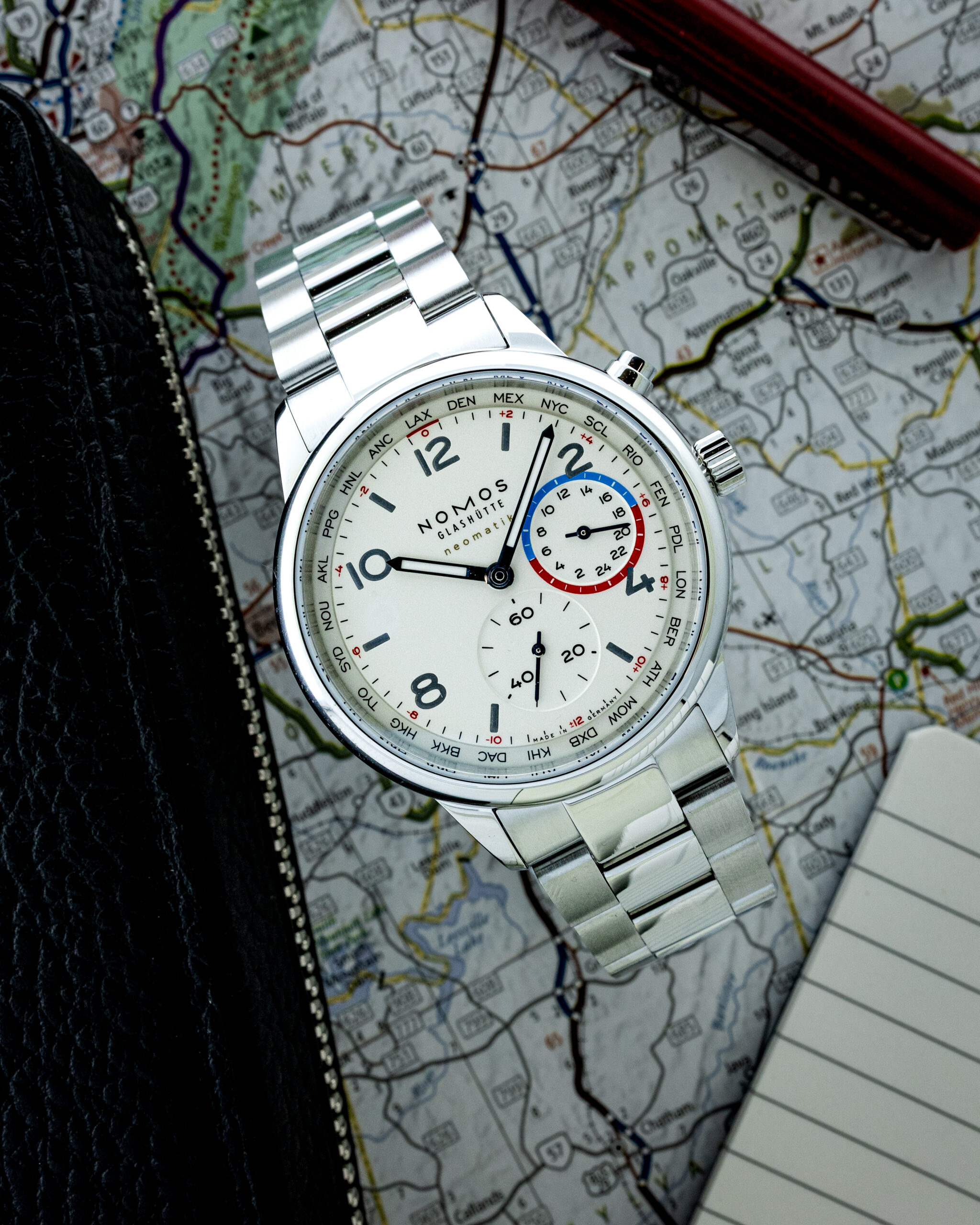 Nomos Club Sport Neomatik Worldtimer