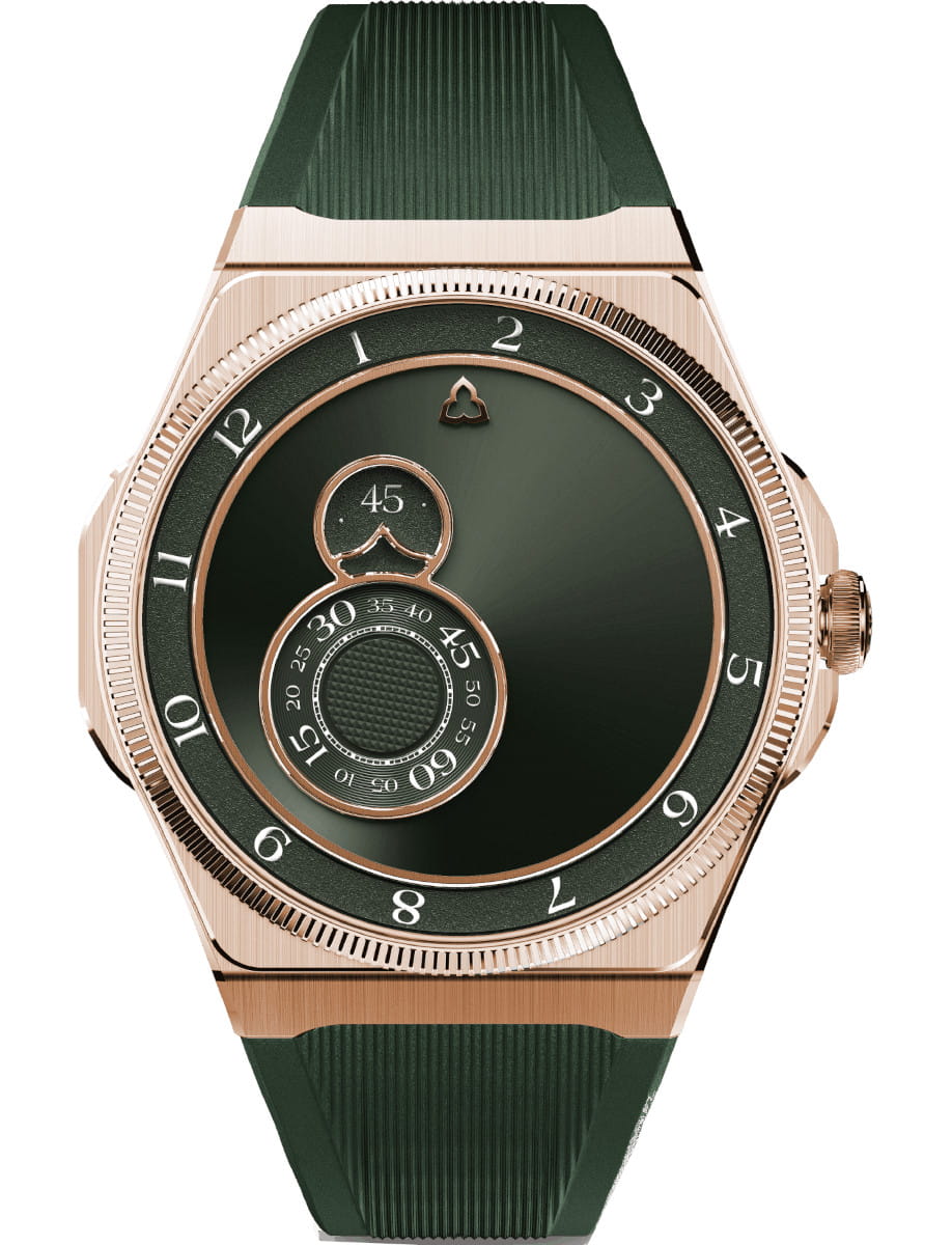 Sunray Green Rose Gold
