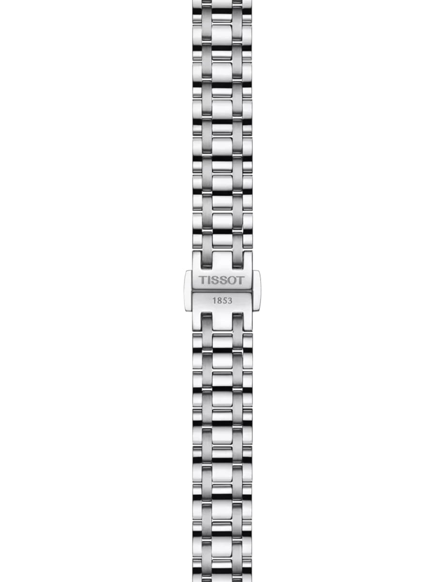 Stainless steel bracelet of Tissot ladies wristwatch