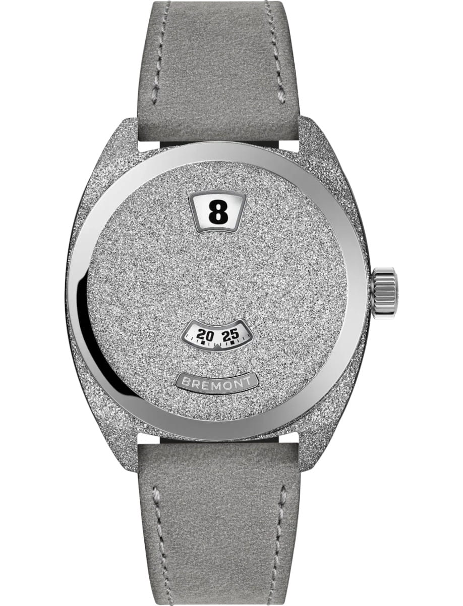 Terra Nova 35mm Jumping Hour Frosted Leather Strap