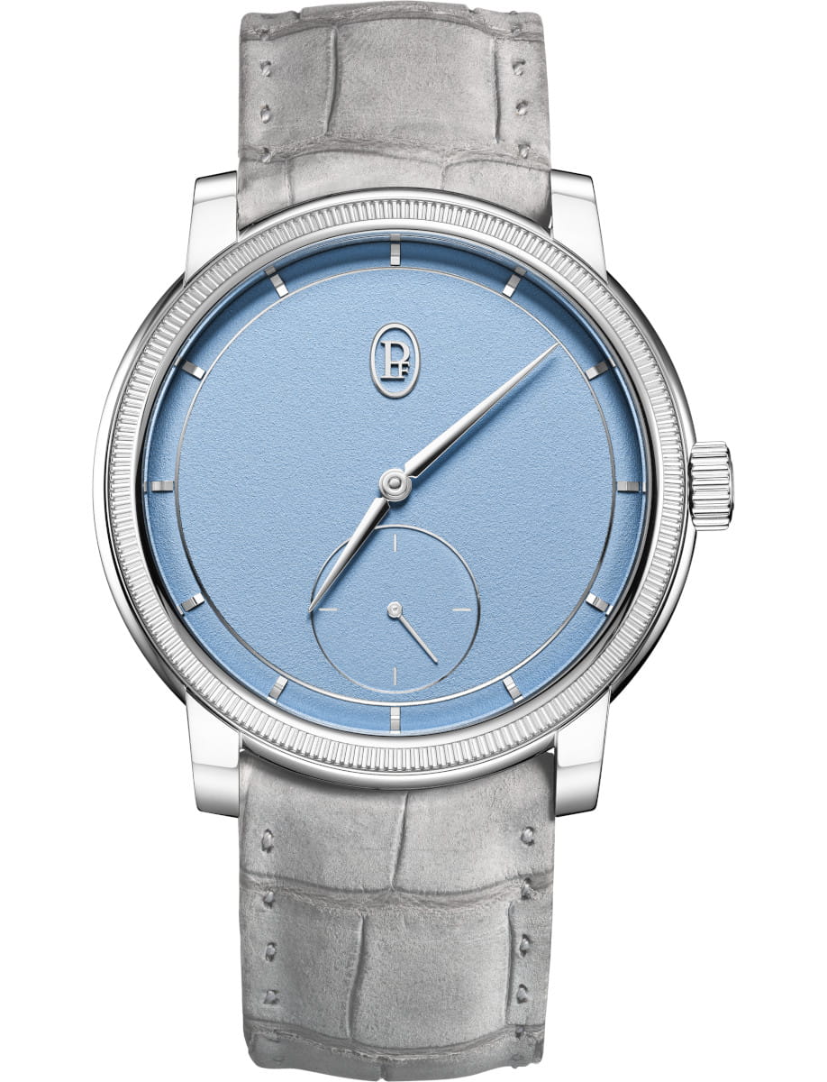 Toric Petite Seconde Platinum Morning Blue
