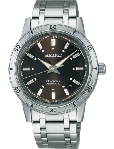 Seiko wristwatch with stainless steel case and bracelet