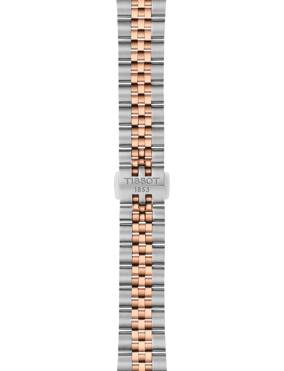 Stainless steel strap of Tissot wristwatch